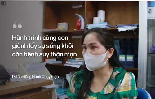 Hành trình cùng con giành lấy sự sống khỏi căn bệnh suy thận mạn