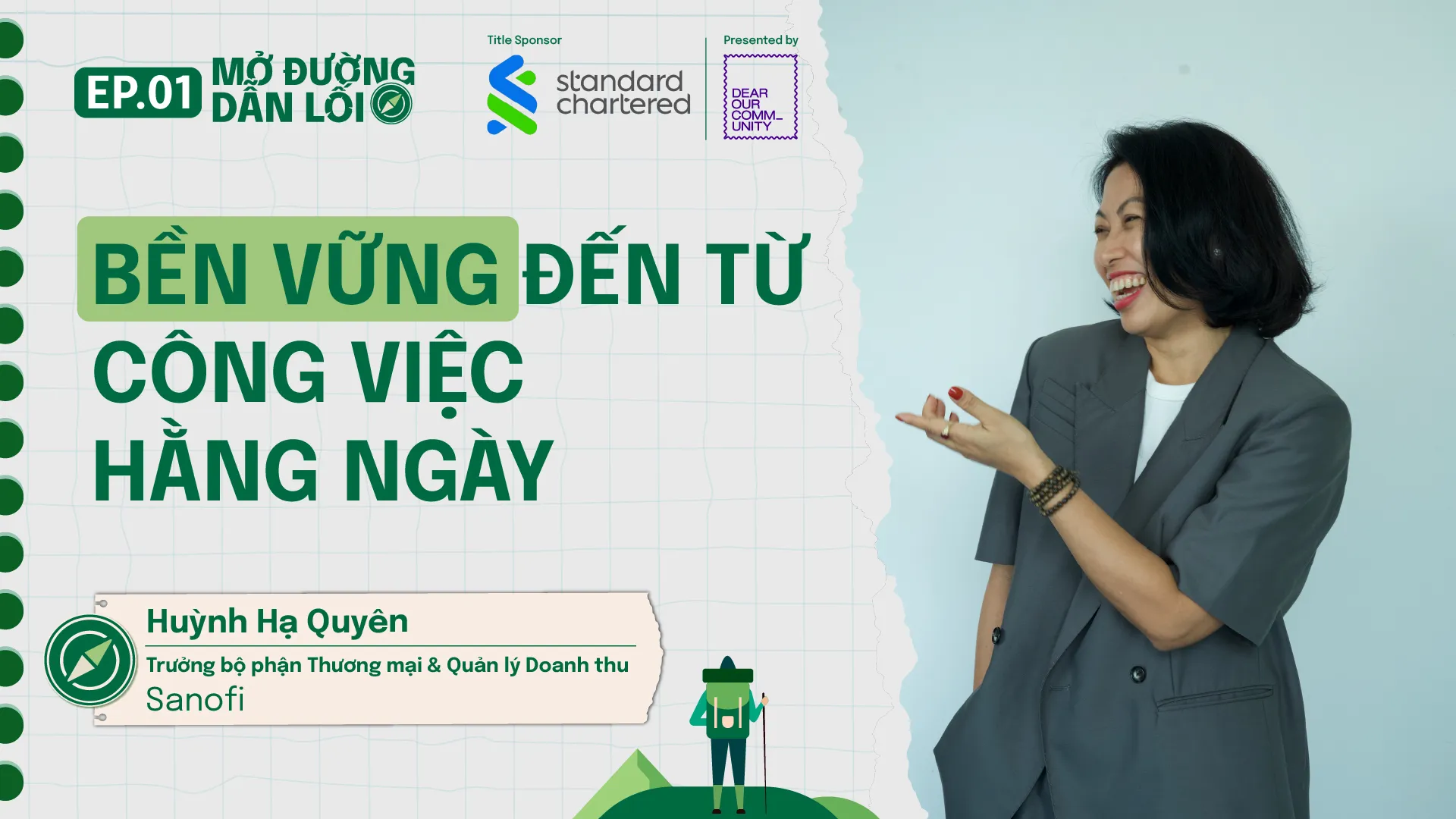Series “Mở Đường Dẫn Lối” – Mùa 2 tập 1: Huỳnh Hạ Quyên – Phát triển con người là chìa khoá thành công