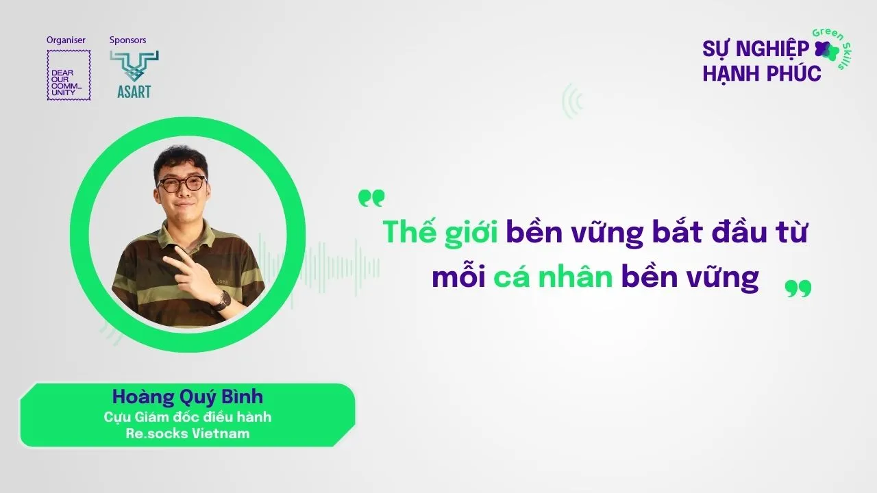 Thế giới bền vững bắt đầu từ mỗi cá nhân bền vững